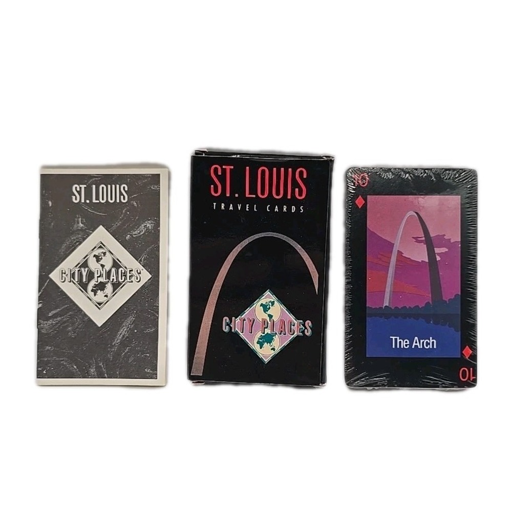 Vintage St Louis City Places Travel Cards U56